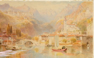 Lake Lugano by Ebenezer Wake Cook